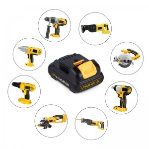 Li-ion 1500mAh 12V μπαταρία μπαταρίας τρυπάνι για Dewalt DCB120, DCB121