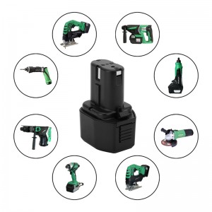 Για μπαταρίες Hitachi EB7, EB7B, EB7G Ni-Cd 7.2V 1300mAh μπαταρίες