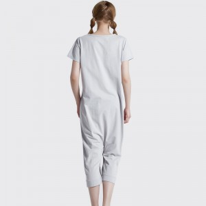 Γυναικεία κέντημα βαμβάκι-σπάντεξ μονή Τζέρσεϋ Onesie