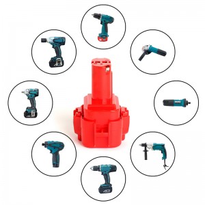 9101A, 9102, 193977-7, 192595-8 9.6V 1500mAh μπαταρίες Ni-Cd αντικατάστασης μπαταριών γενικής χρήσης