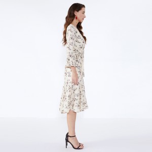 Floral Κυρίες φορέματα φορέματα ρούχα Γυναίκες περιστασιακή φόρεμα φορέματα JCGJ190315070