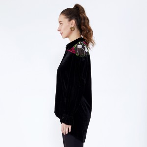 Βαμβακερή Γυναικεία Μπλούζα Μπλούζα Muslimah Μακρυμάνικα Μπλουζάκια JCGJ190315081