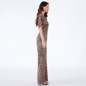 Party Nordic Way Ενηλίκων υψηλής ποιότητας Tiger Stripe Jumpsuit JCGJ190315073