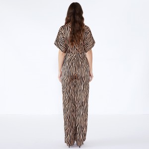 Party Nordic Way Ενηλίκων υψηλής ποιότητας Tiger Stripe Jumpsuit JCGJ190315073