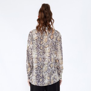 Serpentine Εκτύπωση Camo Saree Σχέδια Φούστα Lady Femme