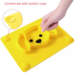 Αντιολισθητικό Αδιάβροχο BPA Δωρεάν πιάτα μωρών για μωρά