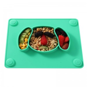 ΝΕΑ μωρό πιάτα σιλικόνης διαχωρισμένες πλάκες