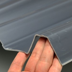 T1000 Black High Peak ASA PVC UPVC Πλακάκι στέγης Καλή αδιάβροχο φύλλο οροφής