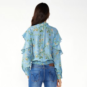 Γυναίκες Plus Μέγεθος Boho Τελευταίες Chiffon Tops και Μπλούζες