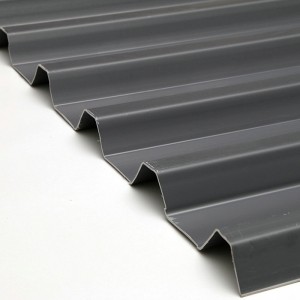 T1000 Black High Peak ASA PVC UPVC Πλακάκι στέγης Καλή αδιάβροχο φύλλο οροφής