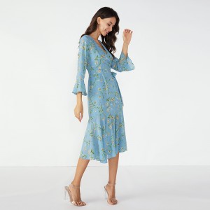 Sky Blue Fancy Δείπνο Tutu αφρικανικά σχέδια νυχτικά