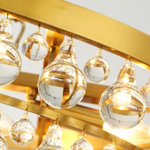 Εξαιρετική σχεδίαση τέχνης σύγχρονο σπίτι Hotel Crystal πολυέλαιος Km2142