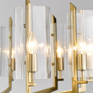 Μοντέρνο πολυτελές ατμοσφαιρικό πολυέλαιος από σίδηρο Nordic Metal Km2132