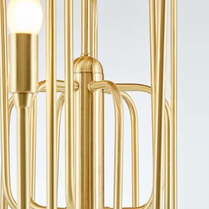 Απλό σκανδιναβικό δημιούργημα Iron Hotel Αρχική Πολυέλαιος Km2124