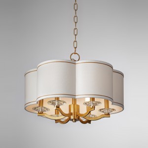 Μοντέρνος μινιμαλιστικός γύρος διακοσμητικός πολυέλαιος Μελέτη κρεβατιού Km2119