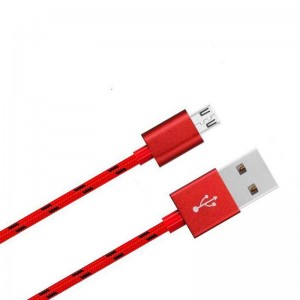 Καλώδιο δεδομένων με νάιλον πλέξιμο Micro to usb