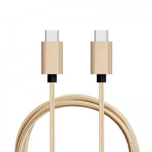 Καλώδιο δεδομένων τύπου nylon bridged τύπου C-τύπου C