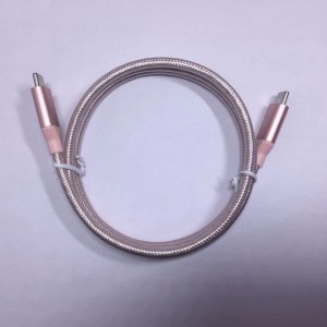 Καλώδιο δεδομένων τύπου nylon bridged τύπου C-τύπου C