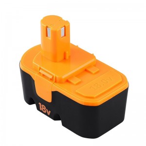 Ni-Mh 3000mAh 18V ηλεκτρικά εργαλεία μπαταρίας για Ryobi ABP1801, ABP1803