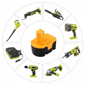 Ni-Cd 14,4V 1500mAh επαναφορτιζόμενες μπαταρίες μπαταρίας για Ryobi 1400144, 1400655, 1400656