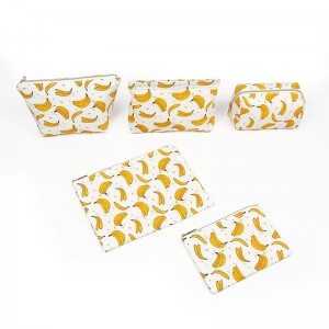 Twill 100% τσάντα καλλυντικών ινών μπανάνας