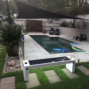 Ζεστό Πώληση Εξωτερική Έπιπλα USB Φορτιστής Τηλέφωνο Ηλιακή Powered Smart Bench Metal