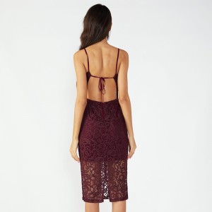 Δερμάτινη κορδέλα Balochi Γυναικεία νυχτικά σέξι διαφανή φόρεμα