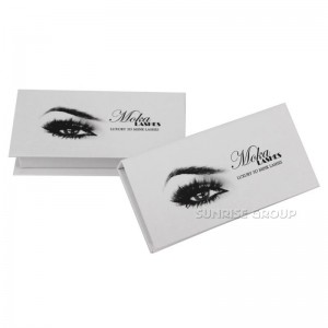 Βιβλίο προσαρμοσμένου χαρτονιού σε σχήμα μαγνητικής συσκευασίας δώρου συσκευασίας βλεφαρίδων