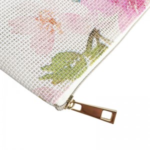 Fasion εκτύπωση λουλούδι γυναίκες εξατομικευμένες καλλυντικά τσάντα