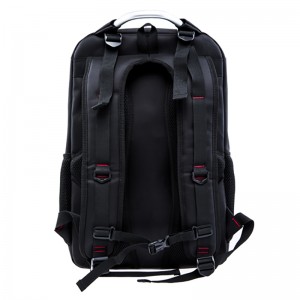 17SA-6599F Μεγάλες θήκες mulitiple Μεταλλική λαβή κορυφαίας ποιότητας νάιλον oxford 15,6 ιντσών ανθεκτικό στο νερό σακίδιο laptop