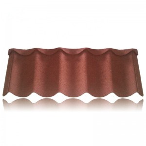 έγχρωμη πέτρινη κεραμοσκεπή