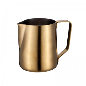 14-ικανότητα κλασικό ανοξείδωτο χάλυβα εσπρέσο αφρίζοντας στάμνες γάλακτος για latte τέχνης