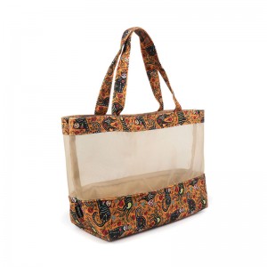 νάιλον πλέγμα καλλυντικά τσάντα με εργοστασιακή τιμή