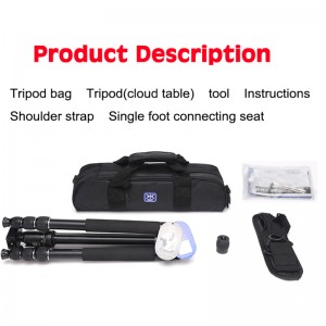 DIAT AM254A KH10 Τρίποδο κάμερας αλουμινίου για επαγγελματική φωτογραφία στούντιο Εξωτερική λήψη Τρίποδα κάμερας κάμερας