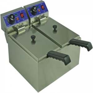 ηλεκτρική φριτέζα δύο δεξαμενές