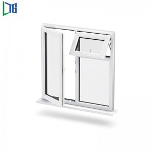 Παράθυρο Swing Αλουμινίου με διπλό υαλοπίνακα Low-E και επίστρωση σκόνης Finished Hardware Brand