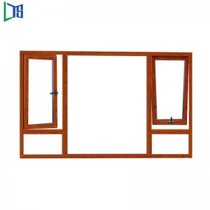 Παράθυρα με θωράκιση αλουμινίου με πρότυπο εμπορικής ποιότητας