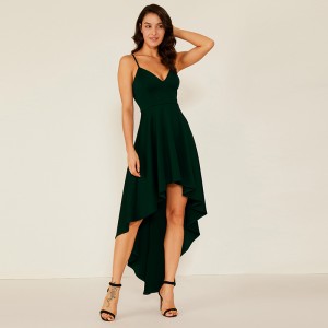 Μόδα πολυτέλεια βελούδινο σχέδιο Oem συνήθειας φόρεμα Maxi γυναικών Lady κομψό φόρεμα Vestidos φορεσιά