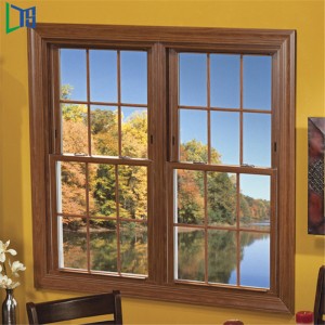 Παράθυρα και Πόρτες Υψηλής ποιότητας Διπλά Τούβλα Γυαλί Αλουμινίου Κάθετη Συρόμενο Παράθυρο