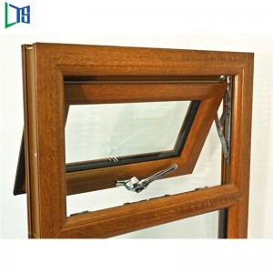 As2047 Standard Γκρι Λευκό / Μαύρο Αλουμινίου Ανοικτό Ανοιχτό Τέντα Παράθυρο μονής ή διπλής υάλωσης