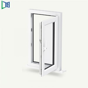 Παράθυρο αλουμινίου 5 αστέρια ενεργειακής απόδοσης Αλουμινένιο παράθυρο κλίσης και περιστροφής με τέλεια στεγανοποίηση