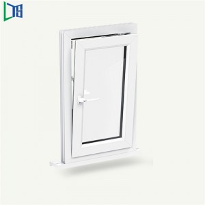 Παράθυρο αλουμινίου 5 αστέρια ενεργειακής απόδοσης Αλουμινένιο παράθυρο κλίσης και περιστροφής με τέλεια στεγανοποίηση