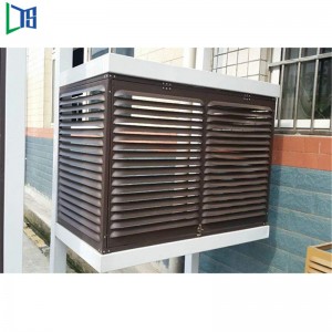 Αλουμινίου Εξωτερική Sun Shutter Sun Shade Πλαίσιο Παράθυρο Sun Louvers με επίστρωση σκόνης τελειώσει