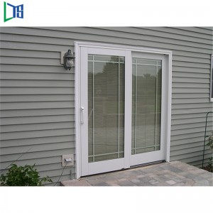 Διπλή γυάλινη συρόμενη πόρτα από αλουμίνιο Διπλές θωρακισμένες πόρτες ασφαλείας με As2047 και επικάλυψη σε σκόνη έληξε