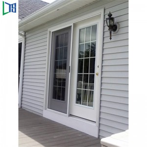 Διπλή γυάλινη συρόμενη πόρτα από αλουμίνιο Διπλές θωρακισμένες πόρτες ασφαλείας με As2047 και επικάλυψη σε σκόνη έληξε