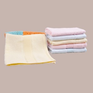 Bamboo Στερεό σατέν σπίτι επίπλων Πετσέτα Σετ