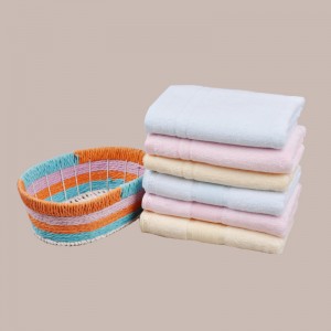 Bamboo Στερεό σατέν σπίτι επίπλων Πετσέτα Σετ