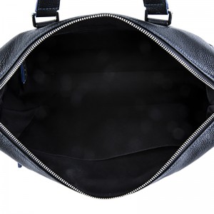 18SG-6817F Ανδρική Leechee γνήσια δερμάτινη τσάντα του φορητού υπολογιστή με τσέπη