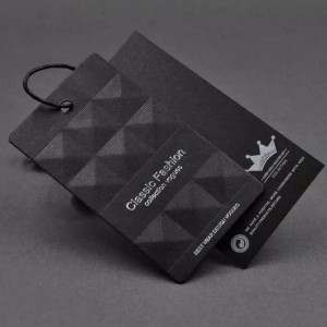 Ετικέτα δημιουργικής μόδας hangtag ετικέτας hangtag Custom made 9