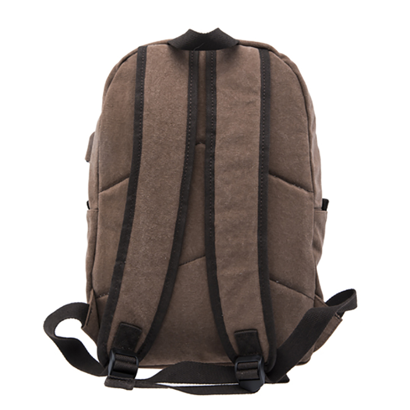 2019 Hot Πώληση Αθλητισμός Μινιμαλιστικό Ρετρό Σχολείο Custom Back Pack Καμβάς Laptop σακίδιο Backpack 17SC-6683M